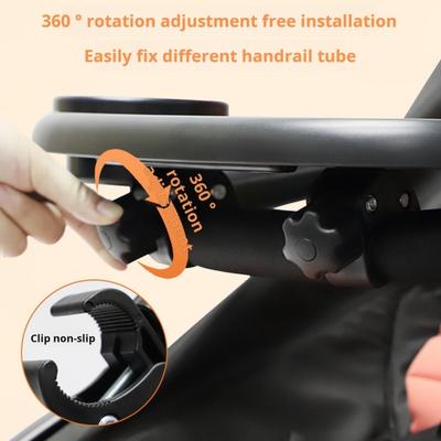 Yousheng Stroller Dinner Plate Stroller Snack Tray with Cup Holder Removable Universal Stroller Food Tray with Adjustable Buckle And Hooks Stroller