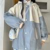 Women's Fall Korean-Style Workwear Jacket: Loose-Fitting, Casual, and Versatile Trench Coat for Students