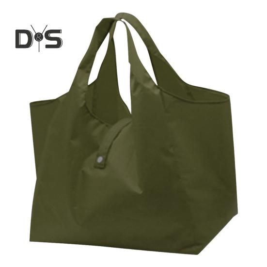 Foldable Shopping Bag Large Capacity Strong Load-bearing Waterproof Reusable Collapsible Grocery Bag Holder Tote