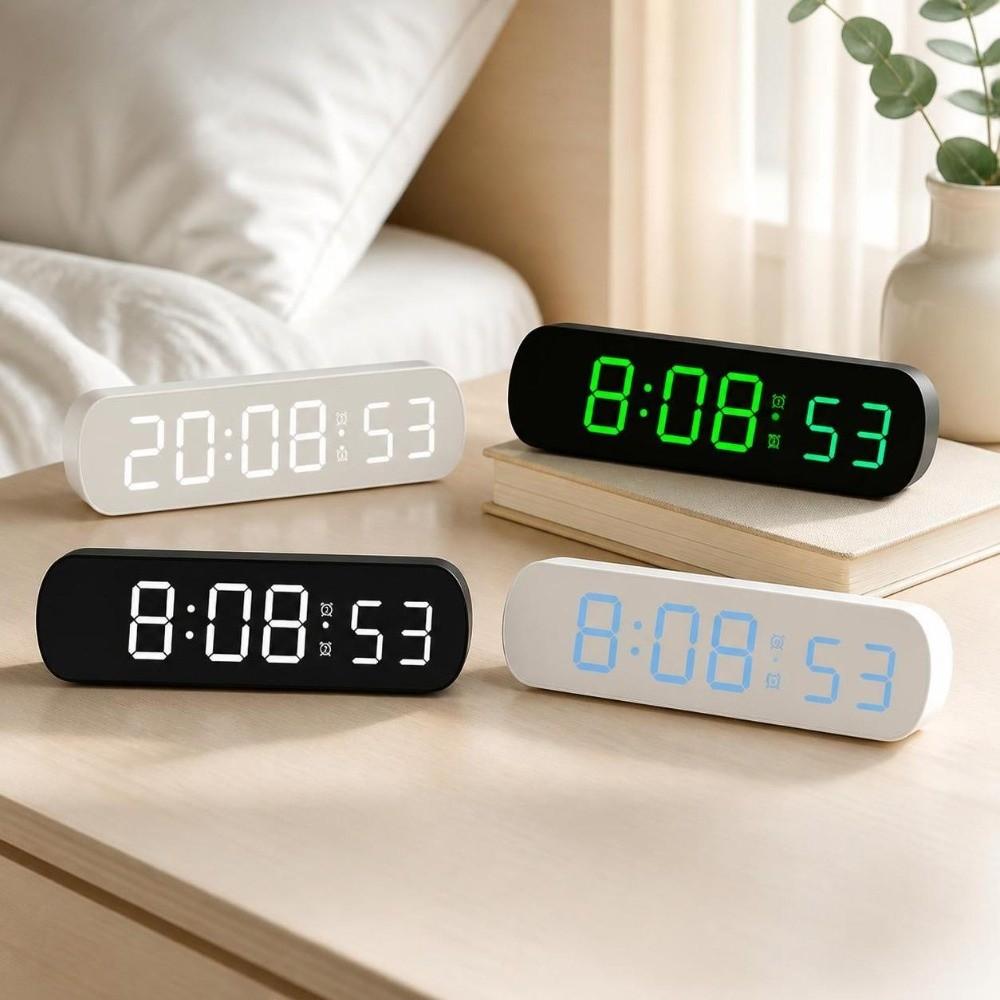Large Display Digital Desktop Clock Temperature Sensor LED Clock Digital Alarm Clock Home Decor
