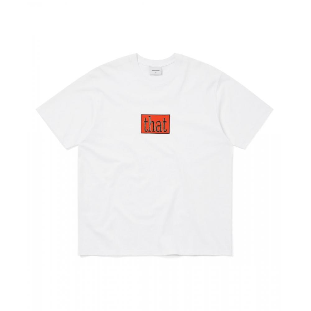 

ThisisneverThat That Glitched Logo Tee White XL
