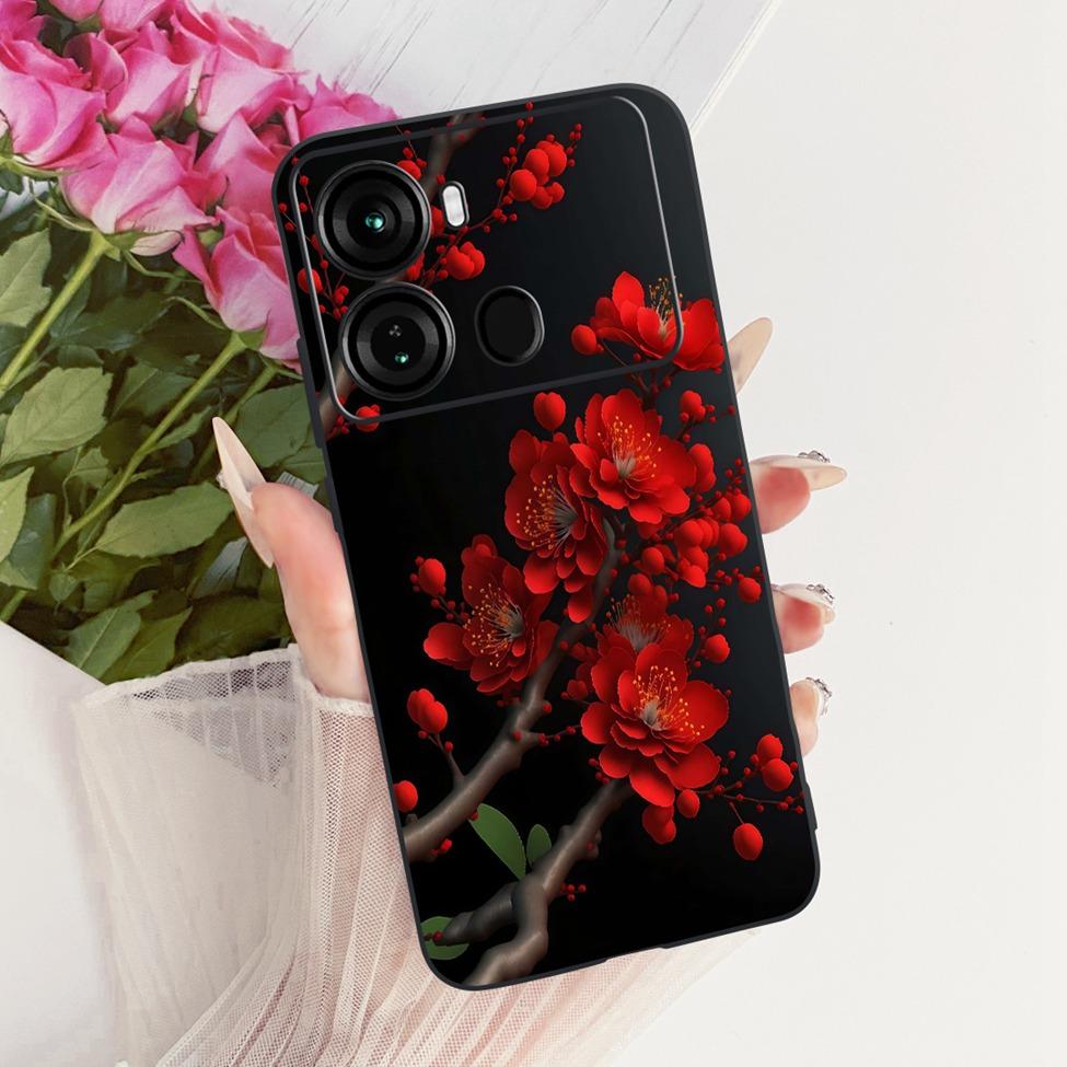 Coque Pour ITEL P40 Housse P662L Silicone Chat Mignon Mode Drôle Peinte Funda Pour P40 ITEL P 40 Coque de Téléphone