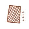 Fence Figurine Military Diy Iron Mesh Fence Scene Decoration Compatible Small Particle Building Block Garage Toy