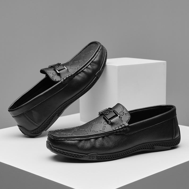 

Туфли Doudou мужские весна-лето новые мужские повседневные кожаные туфли британские деловые туфли 44