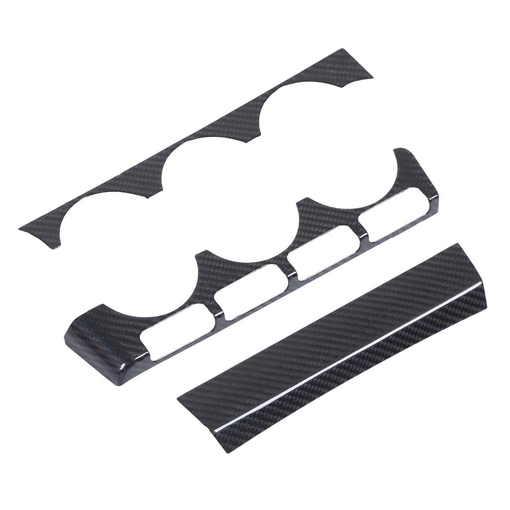 Air Conditioning Switch Panel Trim Cover Real Carbon Fiber Replacement for Subaru BRZ ZN8 ZD8 2022+