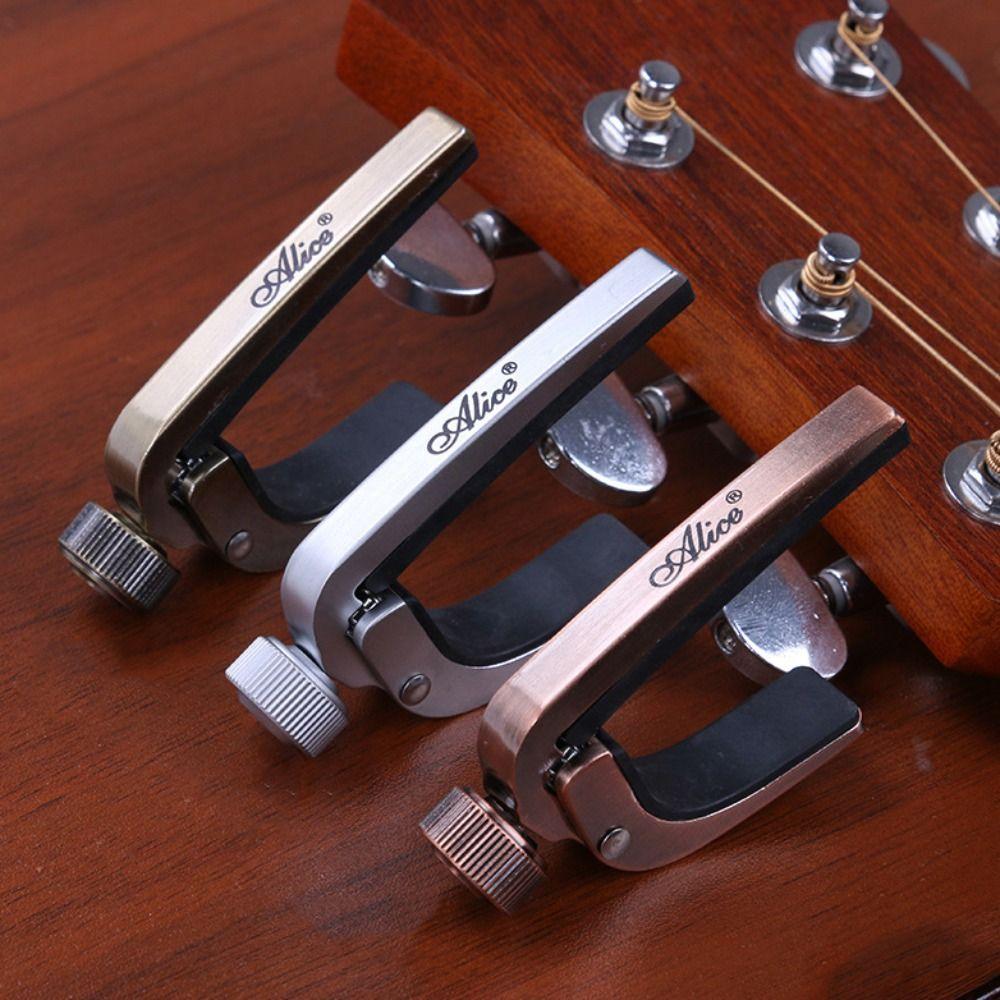 Pin Puller Design Guitar Capo with Silicone Pad Guitar Quick Change Clamp Guitar Tuning Clip  Bass