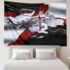 1PC Knightly Warrior In Armor K-pop music group Tapestry Accessories for Bedroom,Livingroom, dormitory Room Wall Decor Fan Birthday Gifts