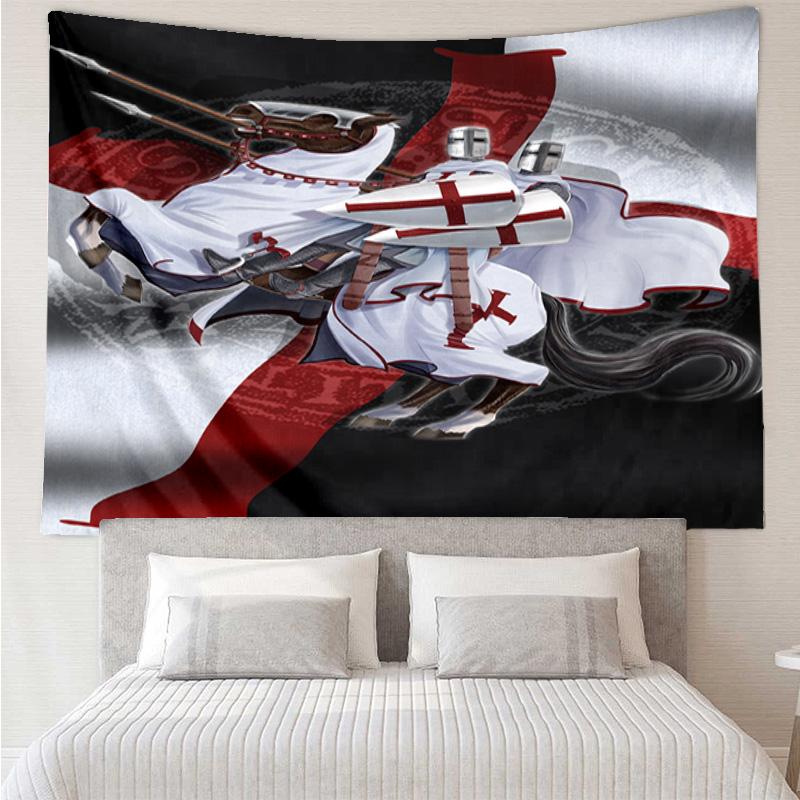 1PC Knightly Warrior In Armor K-pop music group Tapestry Accessories for Bedroom,Livingroom, dormitory Room Wall Decor Fan Birthday Gifts