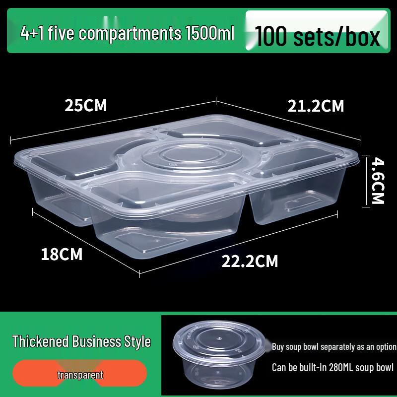 Disposable Food Containers with Lids