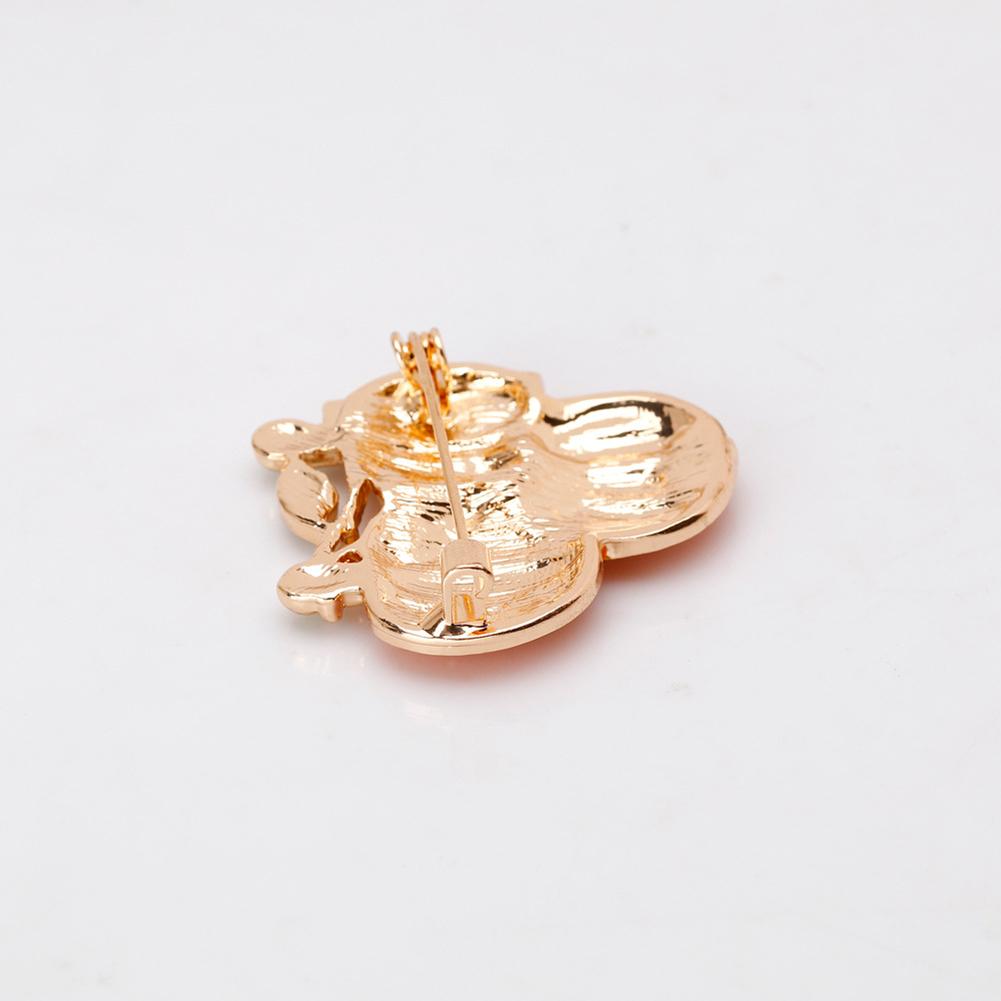 Women Fashion Halloween Pumpkin Brooch Enamel Pumpkin Broochpin Skirt Decoration