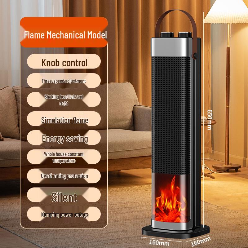 Smart Voice-Controlled PTC Heater & Humidifier with Simulated Flame