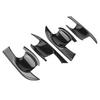 4Pcs Exterior Door Handle Bowl Frame Cover Trim for Mitsubishi Eclipse Cross 17 18 Carbon Fiber