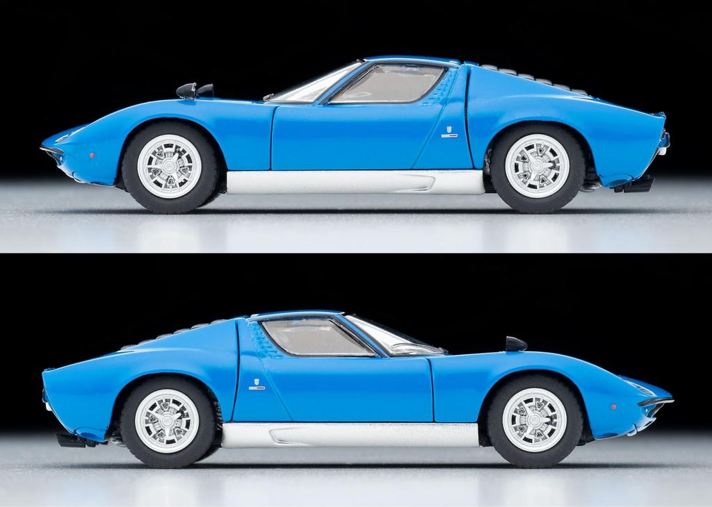 Tomica Limited Vintage LV Lamborghini Miura P400 Blue Finished Product 1/64