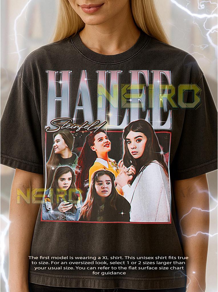 Hailee Steinfeld Bootleg Shirt, Vintage Actress Star Celebrity Performer Tee, 90s Retro Throwback T-shirt, Hailee Steinfeld Sweater