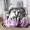 Couverture imprimée Affiche Machine Gun Kelly,Couvertures Musique Rappeur,Couverture jetée pour Canapé Lit Salon Chambre,Decke,Frazad,Coperta