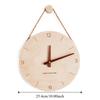 Nordic Style Solid Wood Clock Hanging Wall Clock Creative Aesthetic Clock  Office