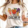 I Smell Children Witch Teacher Life T-and Kids Tshirt, Back To School Halloween Tee