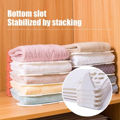 Stapelbares Kleiderfaltbrett Kleiderschrank Kleiderorganizer Hemdenteiler T-Shirt Organizer Brett für ordentliche Kleidungsstücke Faltenfreie Wäscheaufbewahrung