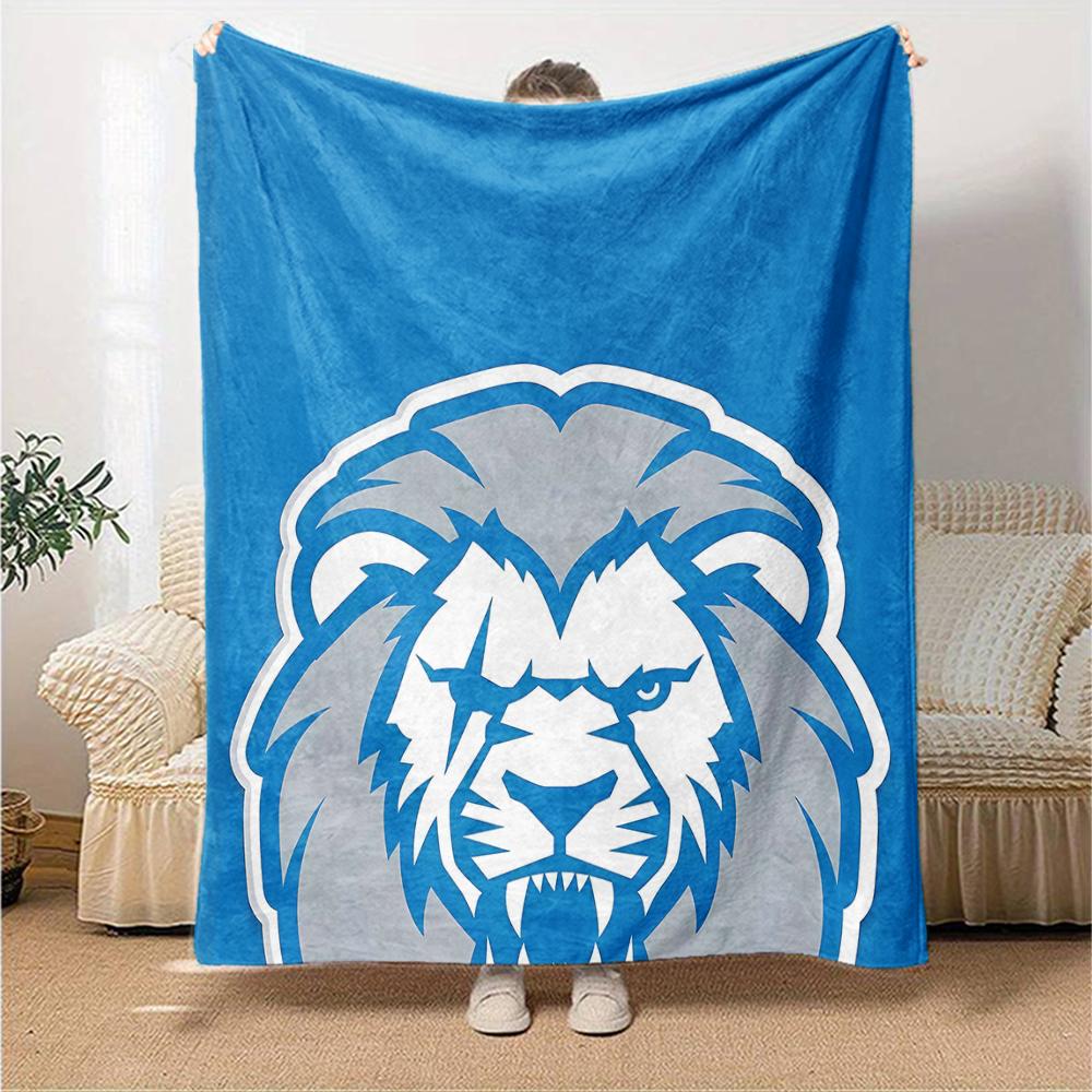 1pc Football Team (71) Blanket, Gift, for Men and Women, Soft Blanket, Good for Sofa Bed Couch Travel, Lightweight Flannel Blanket