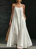 2026 summer dress beach suspender long dress loose and elegant casual long holiday style dress