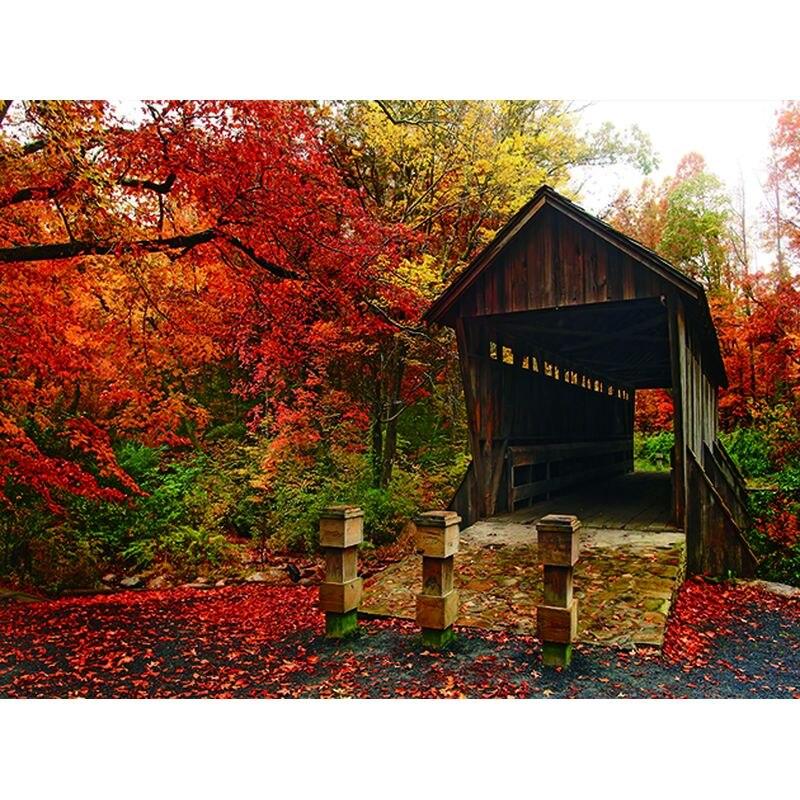 Vollbohrer Diamantmalerei Landschaft 5D DIY Vollrundbohrer Diamantstickerei Kreuzstichset Handarbeit handgefertigt