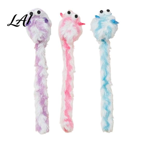 Plush Toy with Catnip Mouse Cat Catnip Long Tail Rat Chew Toy Durable Stuffed for Indoor Kittens Biting Hunting Instinct Stimulation Pet Kitten