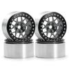 2.2 RC Beadlock Wheels Rims 12mm Hex 1/10 Aluminum Alloy Mud Slingers Hubs For 1:10 Rock Crawler Car Axial SCX10 90046 Tamiya