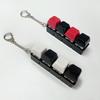4Keys Keyboard Key Irritability Toy, Finger Pressure Relief Button, Adult Offi Stress-relieving and Calming Key Chain Gift