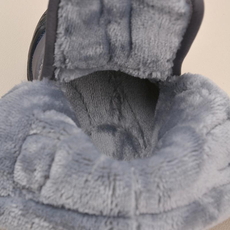 Winter Unisex Kids Outdoor Waterproof Long  Plush Soft Soled Warm Children's Snow Boots