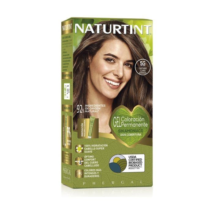 Hair Dye - NATURTINT - 5G Light Golden Brown - Ammonia Free - Cream - All Hair Types