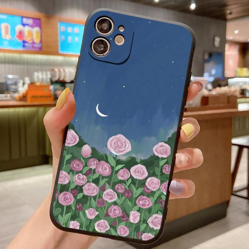 

Чехол-накладка для Samsung Galaxy A52 A42 A32 A22 A72 A12 A02 A02S A52S A22S 5G Flower Мягкий силиконовый противоударный чехол-накладка For Samsung A72 5G