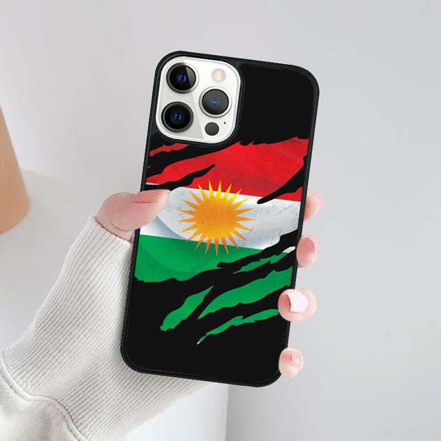Kurdistan Flag Phone Case Cover For iPhone 17 Air 16 15 14 Plus Apple 16 11 12 13 Pro Max Coque
