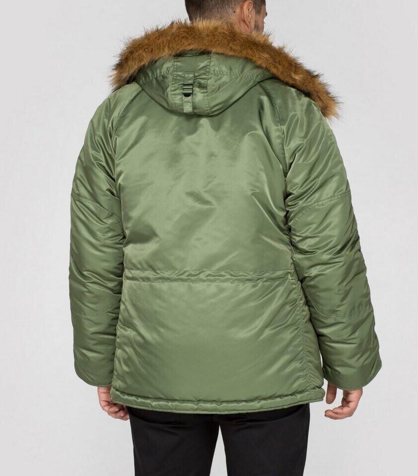 Зимняя куртка Alpha Industries N3B Fliegerparka (100106) зеленая (100106-01)