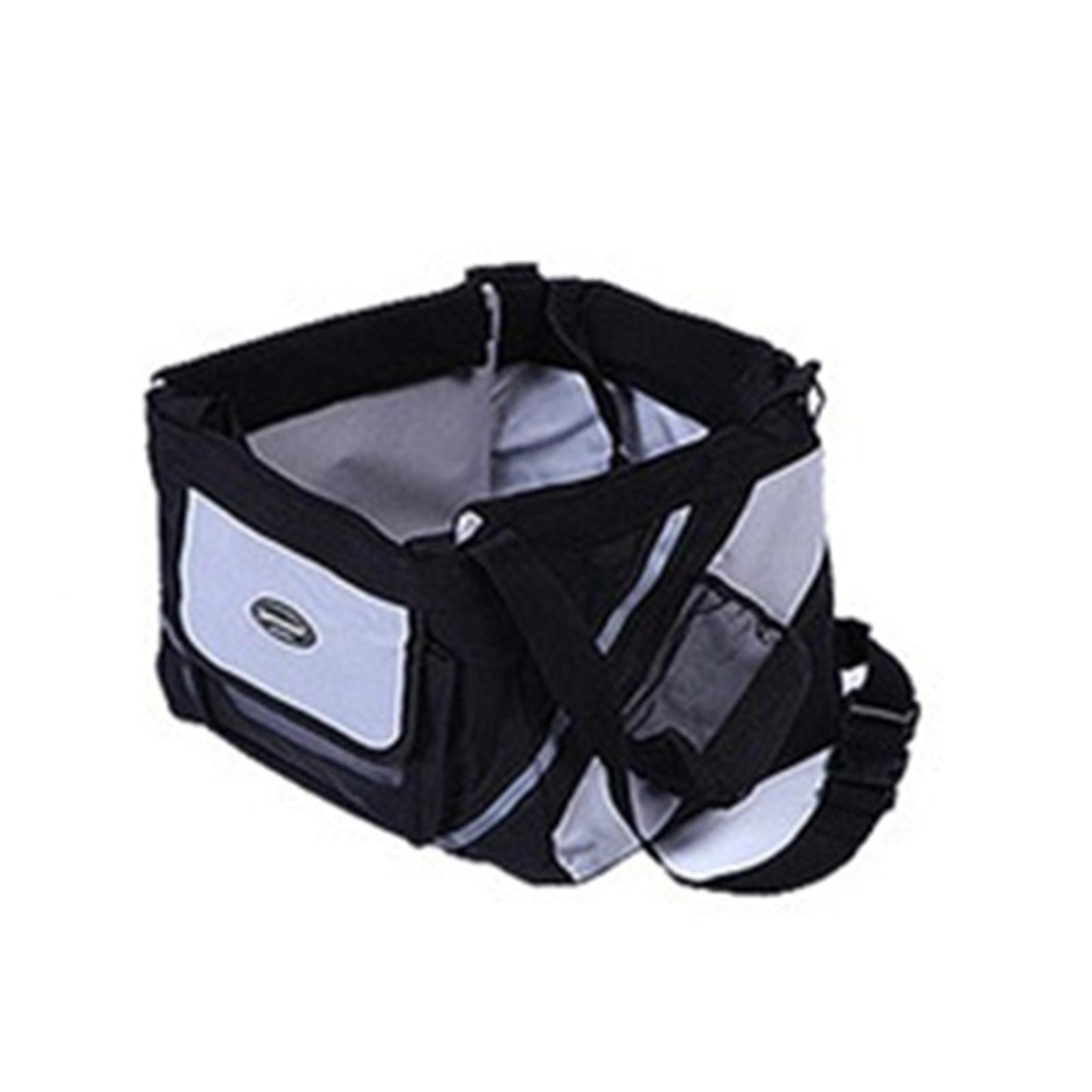 Bike Pet Carrier For Dog Bicycle Basket Bag For Cat Dog Bike Basket Front Dog Carrier Bike Basket Bicycle Handlebar Bag 1 чёрный