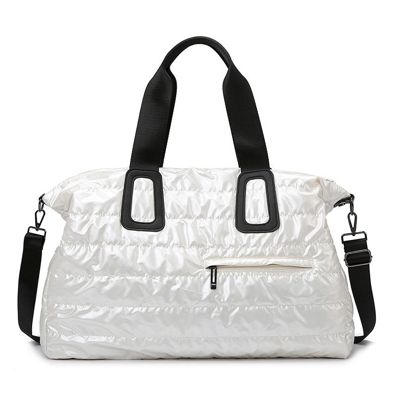 Fitness Bag Women's Cotton Clothing Bag Dry and Wet Separation Waterproof Swimming Bag Yoga Portable Shoulder Travel Duffel Bag