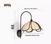 Nordic Minimalist Petal Chandelier: French Cream Style for Bedroom & Walk-in Closet