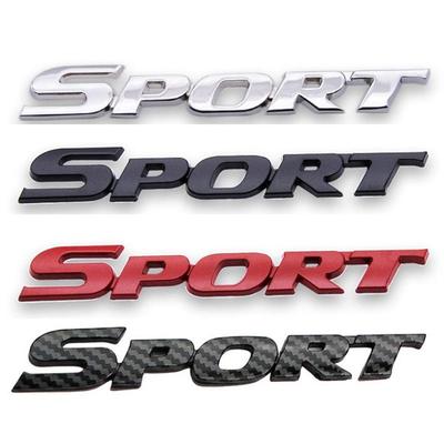 3D Metal Car Letters Logo SPORT Emblem Trunk Badge Decal For Yaris Corolla Camry Highlander CHR Sport Sticker Accessories