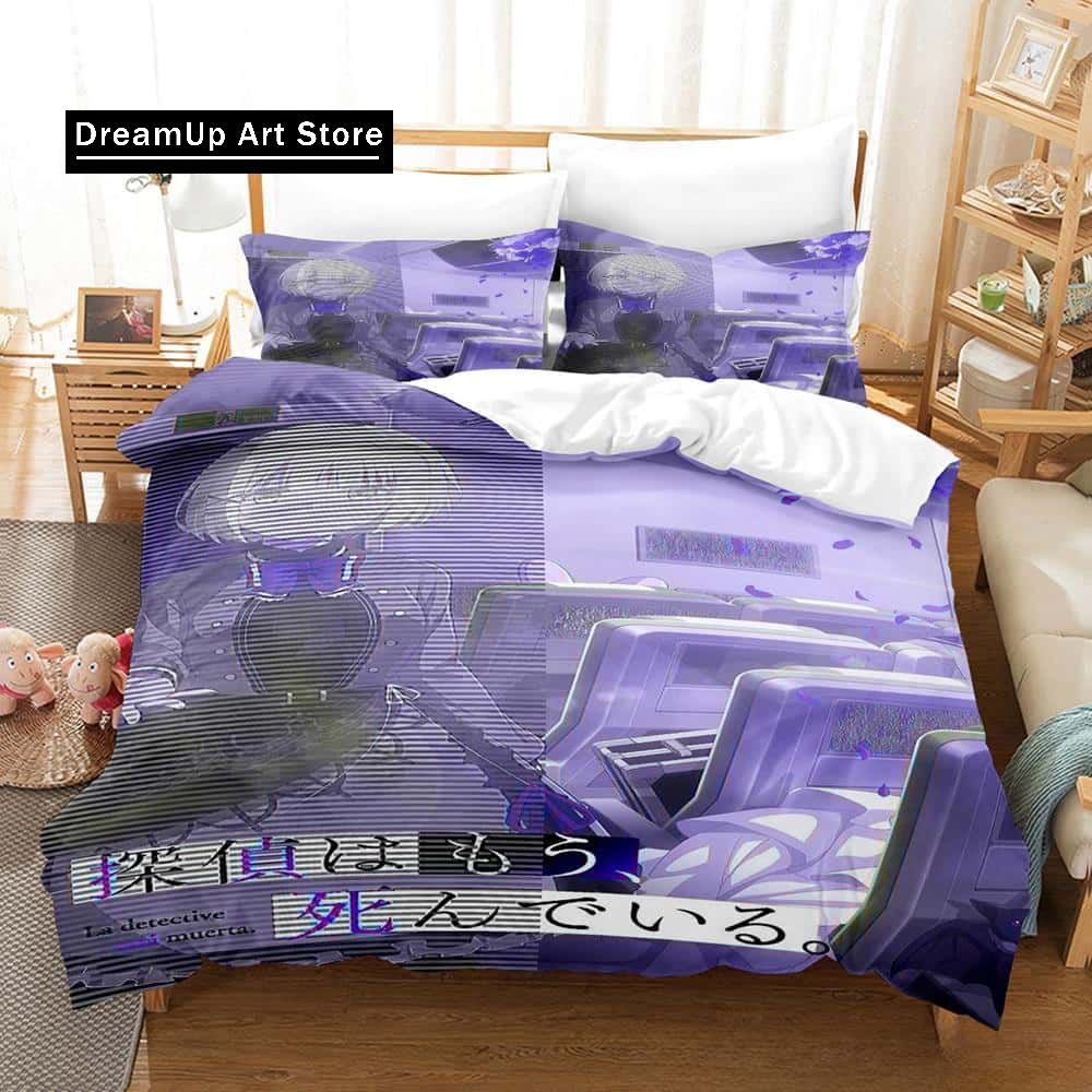 New Anime The Detective Is Already Dead Bedding Set Single Twin Full Queen King Size Bed Set Adult Kid Bedroom Duvet Cover Sets