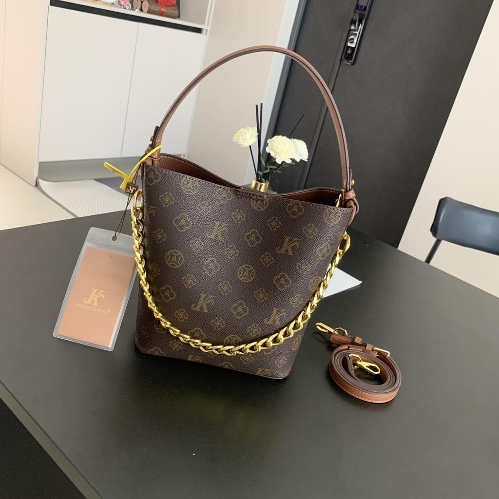 New Fashion Style Letter Bucket Bag Portable Shoulder Oblique Span Women's Bag