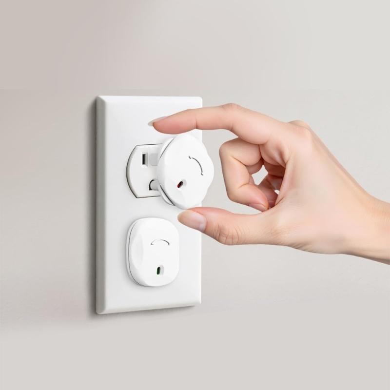 Baby Anti-Shock Sockets Cover Children Safety European Regulations Sockets Cover Power Supply Safety Cover Power Sockets