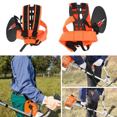 Popruh postroje pro sekačku na trávu Nastavitelný popruh pro vyžínač trávy Popruh s dvojitým ramenním popruhem Šetřící práci Zvyšte ramenní popruh sekačky