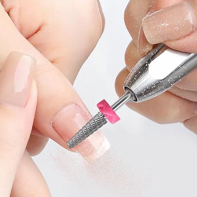 Punte per unghie in acciaio al tungsteno Strumento per nail art 5 in 1 Punte per fresa Fresa Strumento per manicure per salone di bellezza