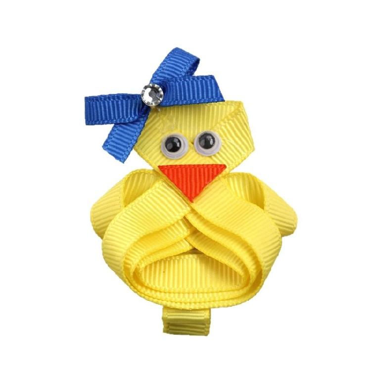 Lovely Hair Barrette Easter Festival Bunnies/Chick Hair Clip with Bowknot For Little Girl and Adult Holiday Theme Headwear