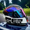 3C Certified Bluetooth All-Season Windproof Full Face Motorcycle/Scooter Helmet for Couples