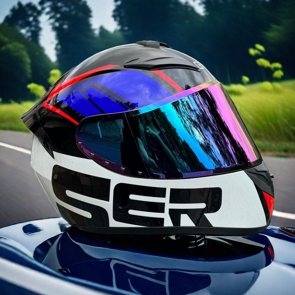 3C Certified Bluetooth All-Season Windproof Full Face Motorcycle/Scooter Helmet for Couples
