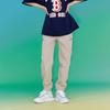 New MLB Boston Red Sox Casual Pants Women's Dark Beige 3FWPB0231-43BGD