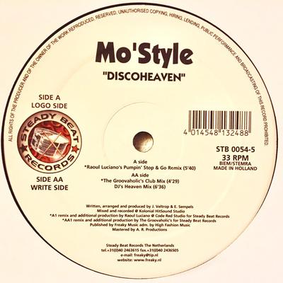 12inch Record MO'STYLE - Discoheaven STB00545 Steady Beat Rec 2000 Netherland Dance & Electronica Used