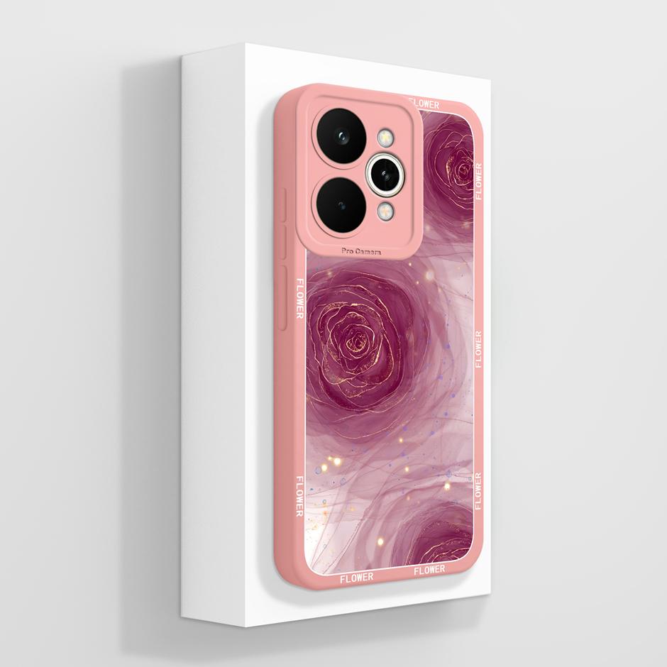 Trendy Butterfly Case For Realme 15 Pro 5G Soft Liquid Silicone Anti Drop Bumper Cover For Realme15 15Pro Full Protective Funda