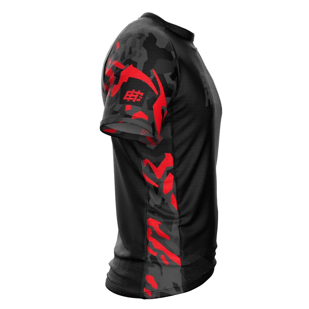 Extreme Hobby Koszulka Techniczna Czarna Pantera Czarno-Czerwona M