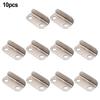 Lock Accessories L-shaped Right Angle Steel 10pcs/set L-shaped Right-angle Seven-character Silver For Office Drawer